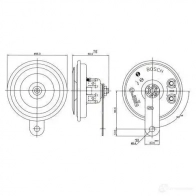 Пневматический звуковой сигнал BOSCH 0320043144 FC 42 XRWUP 323323