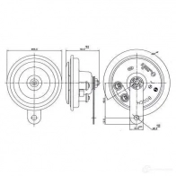 Пневматический звуковой сигнал BOSCH 0986320144 334737 3165143969618 M ZX5H - Изображение 3