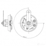 Пневматический звуковой сигнал BOSCH 323301 3165142864945 MH5Q X 0320043018