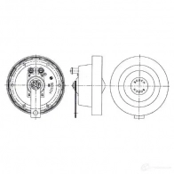 Пневматический звуковой сигнал BOSCH 0320223027 323427 EUROPA DECO.RING, 12V LOW; SILVER EUROPA DECO.RING, 12V LOW; BLACK - Изображение 2