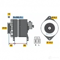 Генератор BOSCH SS75JC5 405 8 0986040581 332571