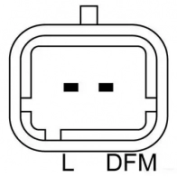 Генератор BOSCH IHV4JEI 8 033 0986080330 Renault Megane (BM, CM) 2 Хэтчбек 2.0 16V (BM0U. CM0U) 135 л.с. 2002 – 2008