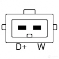 Генератор BOSCH WFQMGYB 0986038370 38 37 332394 - Изображение 2