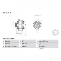 Генератор BOSCH 802 2 333257 0986080220 RDSJE - Изображение 3