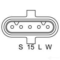 Генератор BOSCH KX43Y6H 332736 0986042580 4 258