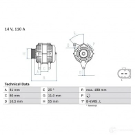 Генератор BOSCH 5INVT 0986046060 332973 460 6 - Изображение 2