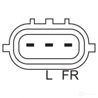 Генератор BOSCH L58H0 NP 1416967087 4047026184211 0986084220 - Изображение 2