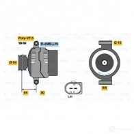 Генератор BOSCH TJIO9J 0121615105 304997 H7P (>) 14V 95/150A - Изображение 6