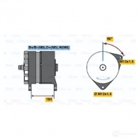 Генератор BOSCH T1 (RL) 28V 65/120A 304970 KBEMO 0120689540 - Изображение 5