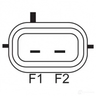 Генератор BOSCH 8 390 GJ6V73 0986083900 Chrysler Voyager 4 (RG, RS) Минивэн 2.5 CRD 141 л.с. 2000 – 2008