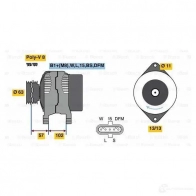 Генератор BOSCH 305698 HD10LPB (>) 28V 30/150A XE2IGZB 0124655102 - Изображение 6