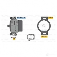 Генератор BOSCH 305001 79P5U H7P (>) 14V 99/150A 0121615111 - Изображение 6
