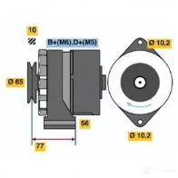 Генератор BOSCH 304798 N1 (R) 14V 34/90A WRLJ1T 0120469924