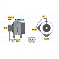 Генератор BOSCH 0123515016 4OFEGR 305214 NC (R) 14V 70/120A - Изображение 4