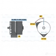 Генератор BOSCH OV0QLKZ 304762 0120469579 N1 (-) 28V 10/55A - Изображение 7
