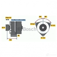 Генератор BOSCH 1423172462 NL1(R) 28V 10/80A KH50X4K 6033gb3019 - Изображение 7