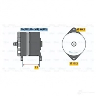 Генератор BOSCH N1 (R) 28V 10/80A 0120468124 IS5PM3L 304722 - Изображение 6