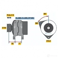 Генератор BOSCH Ford KA 1 (CCQ, RB) Хэтчбек 1.0 i 52 л.с. 1997 – 1999 397 0 0986039700 PROG05