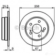 Тормозной диск BOSCH 0986478188 SEPEH BD15 0 338773 - Изображение 6