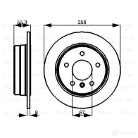 Тормозной диск BOSCH BD203 7 CWQME 1193479227 0986479b36 - Изображение 5