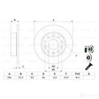 Тормозной диск BOSCH 339382 0986479099 B D1029 Y4HHQI - Изображение 4
