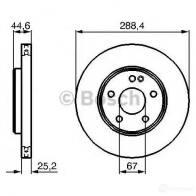 Тормозной диск BOSCH 0986479234 BD11 00 339493 JC0SO8 - Изображение 6