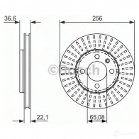 Тормозной диск BOSCH 0986479776 BD1606 E1 90 R -02C0381/0234 339982 - Изображение 5