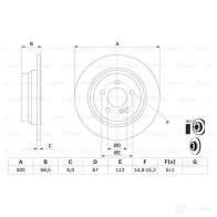Тормозной диск BOSCH 339326 TNLIP 0986479041 BD92 8 - Изображение 4