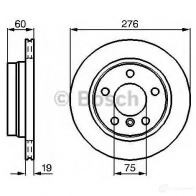 Тормозной диск BOSCH 339083 US0Z86 BD5 60 0986478642 - Изображение 6