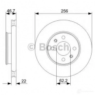 Тормозной диск BOSCH 339617 CD1131 BD1206 0986479367 - Изображение 6