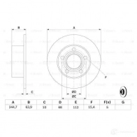 Тормозной диск BOSCH LYX20 0986478132 BD11 5 338754 - Изображение 5