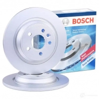 Тормозной диск BOSCH E1 90 R - 02C0100/0165 339643 0986479397 BD1296 - Изображение 2