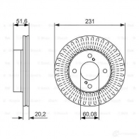 Тормозной диск BOSCH 339984 XACXS 0986479778 BD160 8 - Изображение 6