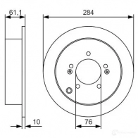 Тормозной диск BOSCH 340599 E1 90R-02C0357/0220 0986479u37 BD2382 - Изображение 5