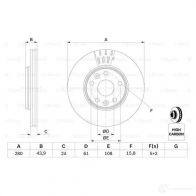 Тормозной диск BOSCH 0986479555 BD1 399 339778 TU32Z - Изображение 6