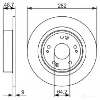 Тормозной диск BOSCH 339944 1A1KN BD 1569 0986479738 - Изображение 6