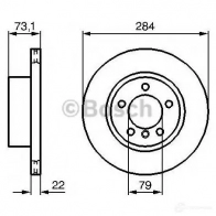 Тормозной диск BOSCH BD10 81 339475 CD1083 0986479213 - Изображение 5