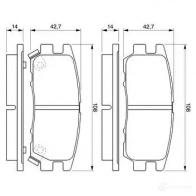 Тормозной диск BOSCH 1PMKRRY B D165 0986478206 338785 - Изображение 3