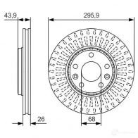 Тормозной диск BOSCH 0986479s93 WJ9NOLP 340488 BD19 99 - Изображение 3