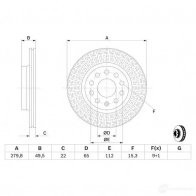 Тормозной диск BOSCH 0986479940 HTER3 BD10 28 340102 - Изображение 4