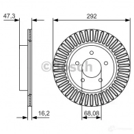 Тормозной диск BOSCH LQZG9OP 340296 BD 2441 0986479d20 - Изображение 3