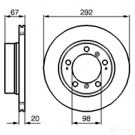Тормозной диск BOSCH 339363 0986479079 NGCIYI BD101 6 - Изображение 10