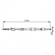 Тормозной диск BOSCH 0986479s24 9398I BD19 20 Toyota Hilux (N140, 50, 60, 70) 6 Пикап 2.7 CS Dx 147 л.с. 1998 – 2005