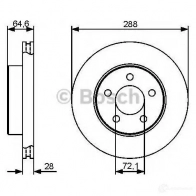 Тормозной диск BOSCH 0986479461 BD1 271 339702 SELWV - Изображение 5