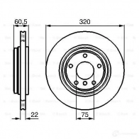 Тормозной диск BOSCH 339273 0986478975 JQ5V79 BD87 3 - Изображение 6