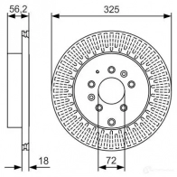 Тормозной диск BOSCH BD2169 340251 0986479c30 BD 2169 - Изображение 3
