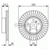Тормозной диск BOSCH 339977 BD 1601 0986479771 OM1K37 - Изображение 5