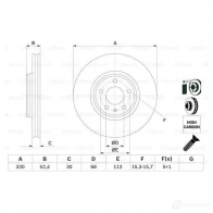 Тормозной диск BOSCH 339709 0986479468 BD132 7 5ROZ84 - Изображение 6