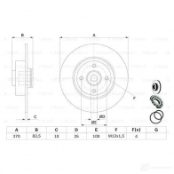 Тормозной диск BOSCH 0986479274 E1 90R-02C0310/0070 BD1123 339532 - Изображение 7