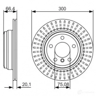 Тормозной диск BOSCH 0986479045 BD163 4 339330 YVPYT - Изображение 7